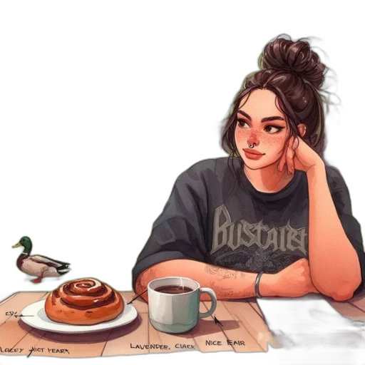food, jewelry, face, concept art transparent PNG cut-out