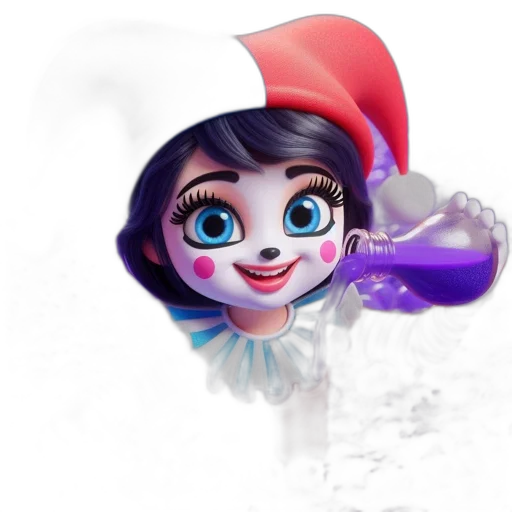bottle, face, mask, creature transparent PNG cut-out