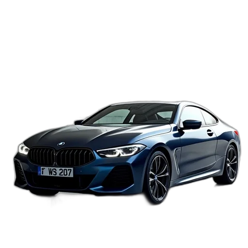 car, 3d render, photorealistic, bmw transparent PNG cut-out