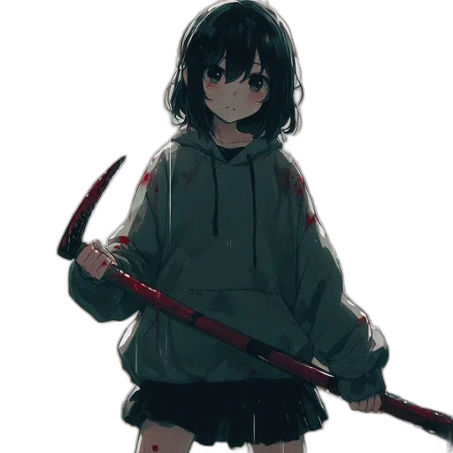 sword, weapon, staff, jacket transparent PNG cut-out