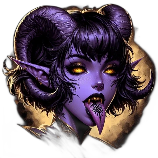 face, fantasy art, concept art, pixel art transparent PNG cut-out
