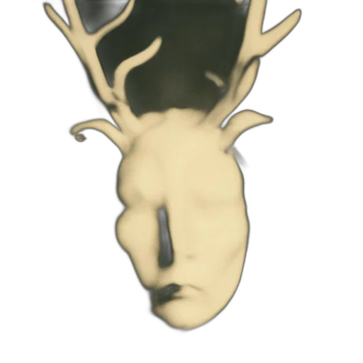 mask, crown, face, creature transparent PNG cut-out
