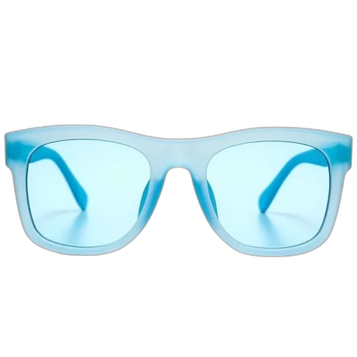 3d render, blue, pair, bright transparent PNG cut-out