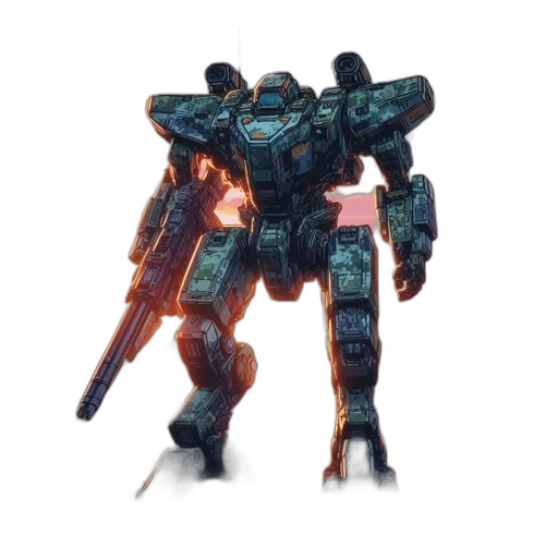 robot, weapon, sword, creature transparent PNG cut-out