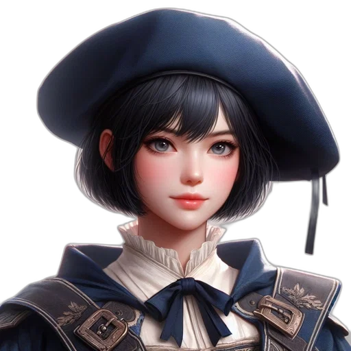 hat, staff, face, crown transparent PNG cut-out