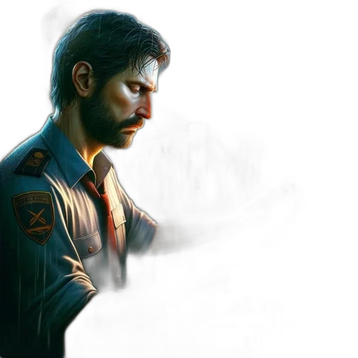 jacket, concept art, photorealistic, fantasy art transparent PNG cut-out