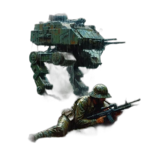 weapon, robot, animal, creature transparent PNG cut-out