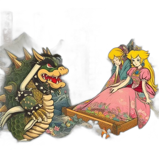 dragon, concept art, fantasy art, 3d render transparent PNG cut-out