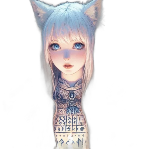 dress, staff, mask, creature transparent PNG cut-out