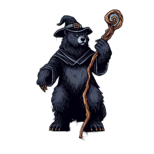 staff, concept art, fantasy art, 3d render transparent PNG cut-out