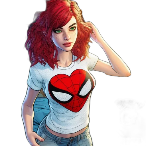 comic book art, cartoon, concept art, pixel art transparent PNG cut-out