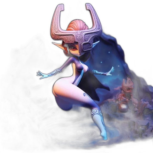 mask, concept art, fantasy art, comic book art transparent PNG cut-out