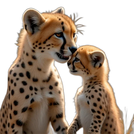 animal, photorealistic, oil painting, concept art transparent PNG cut-out