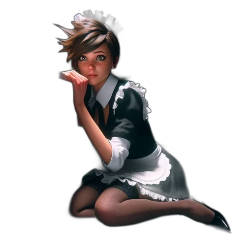 staff, dress, face, weapon transparent PNG cut-out