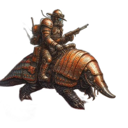 dragon, creature, animal, robot transparent PNG cut-out