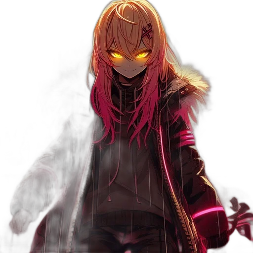 mask, jacket, weapon, staff transparent PNG cut-out