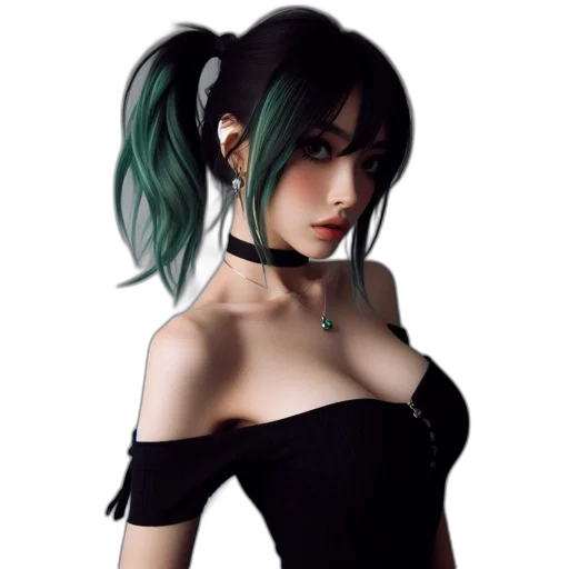 dress, mask, face, jewelry transparent PNG cut-out