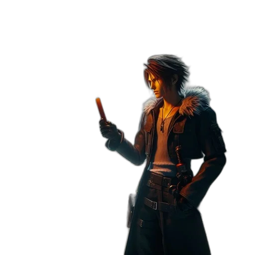 jacket, sword, staff, weapon transparent PNG cut-out