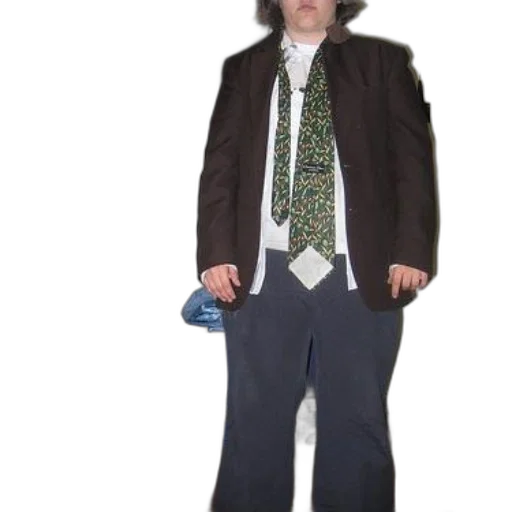 jacket, staff, creature, shoes transparent PNG cut-out