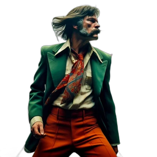jacket, staff, sword, concept art transparent PNG cut-out