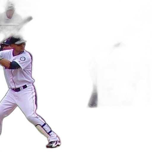 creature, baseball, player, swinging transparent PNG cut-out
