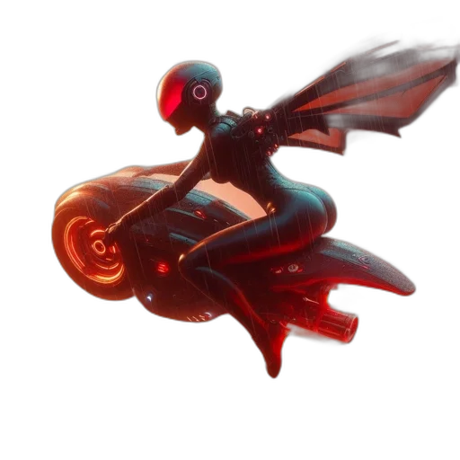 dragon, robot, creature, weapon transparent PNG cut-out