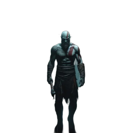 creature, robot, mask, staff transparent PNG cut-out
