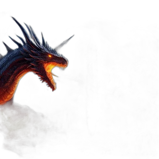 dragon, creature, animal, weapon transparent PNG cut-out