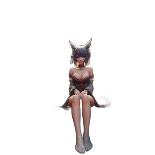mask, staff, creature, dress transparent PNG cut-out