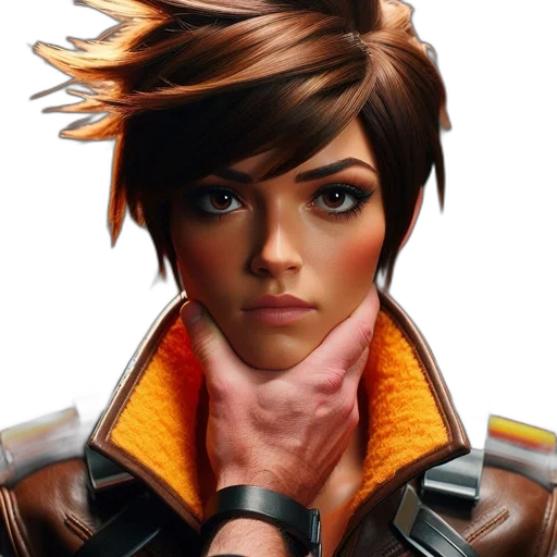 jacket, face, staff, weapon transparent PNG cut-out