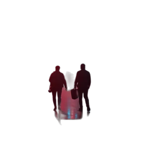 staff, umbrella, jacket, robot transparent PNG cut-out