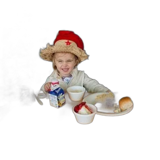 hat, food, shoes, staff transparent PNG cut-out