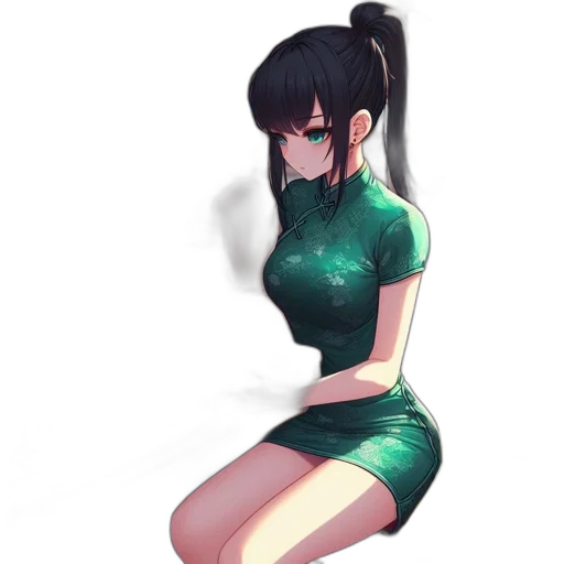 dress, robot, staff, creature transparent PNG cut-out