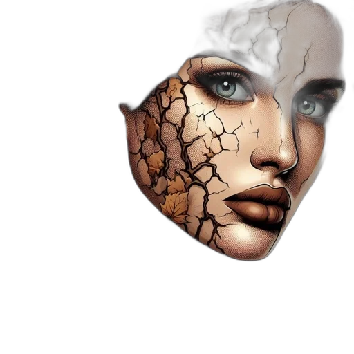 mask, face, jewelry, robot transparent PNG cut-out