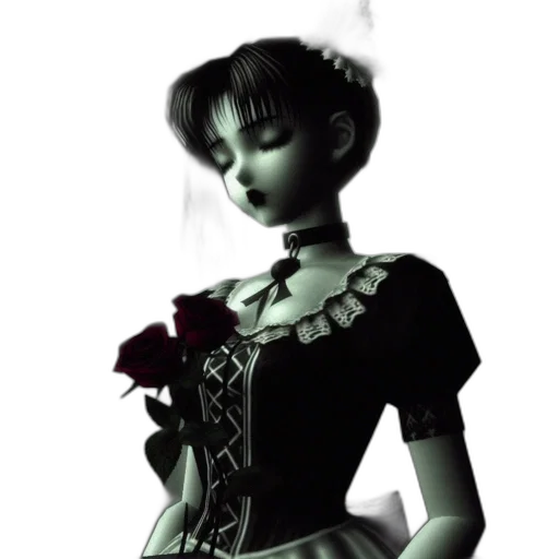 dress, robot, staff, face transparent PNG cut-out