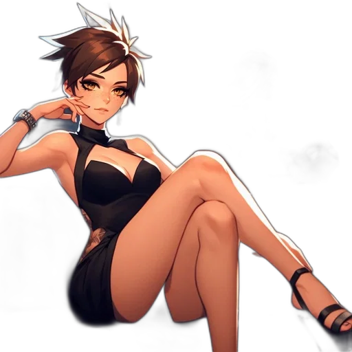 dress, staff, concept art, anime transparent PNG cut-out