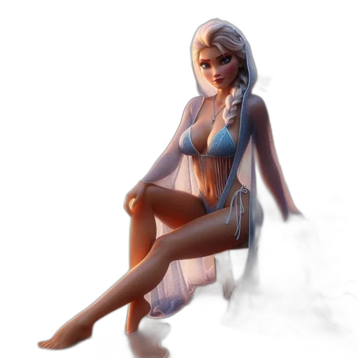 dress, staff, concept art, fantasy art transparent PNG cut-out