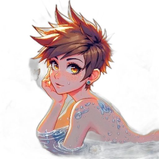 watercolor, anime, concept art, cartoon transparent PNG cut-out