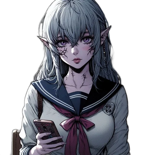 staff, face, creature, weapon transparent PNG cut-out