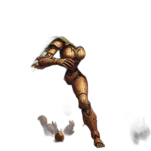 robot, weapon, staff, sword transparent PNG cut-out