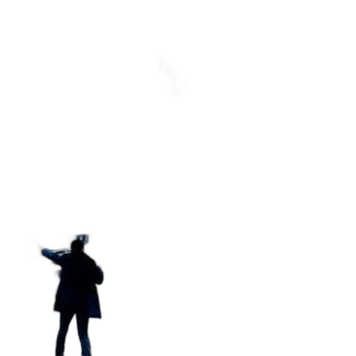 umbrella, staff, jacket, robot transparent PNG cut-out