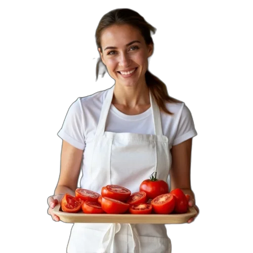 staff, food, face, photorealistic transparent PNG cut-out