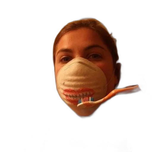 mask, face, creature, staff transparent PNG cut-out