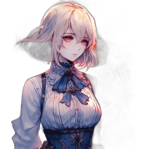 dress, staff, face, crown transparent PNG cut-out