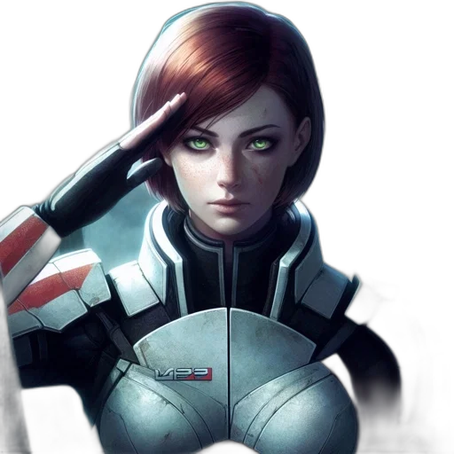 robot, face, jacket, weapon transparent PNG cut-out