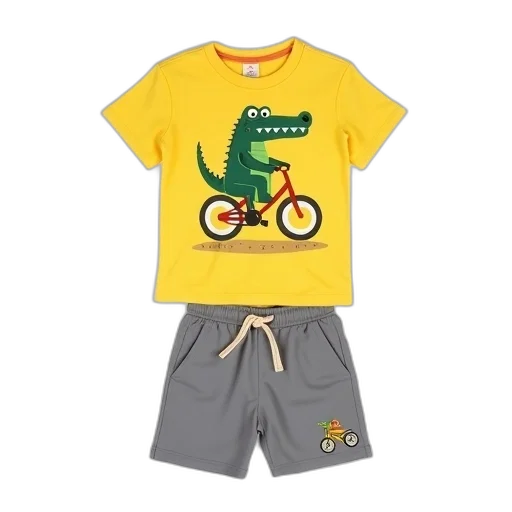 concept art, yellow, t-shirt, cartoon transparent PNG cut-out