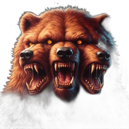 animal, face, staff, pixel art transparent PNG cut-out