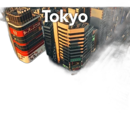 building, umbrella, 3d render, photorealistic transparent PNG cut-out