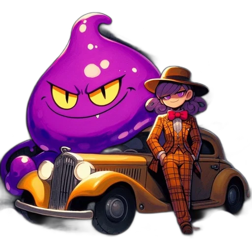 car, hat, concept art, pixel art transparent PNG cut-out