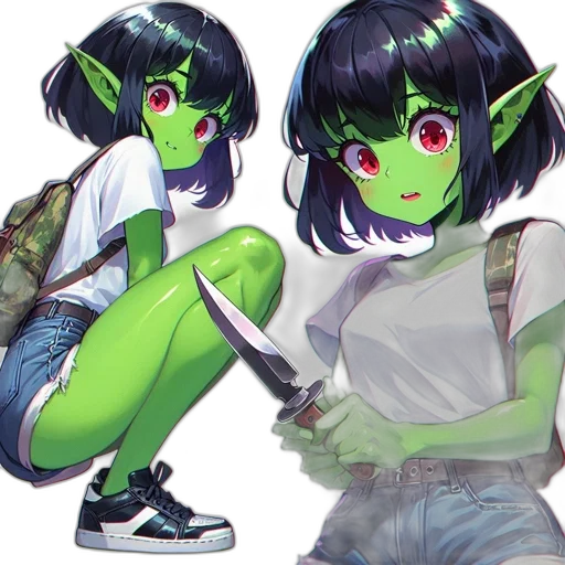 creature, concept art, fantasy art, anime transparent PNG cut-out